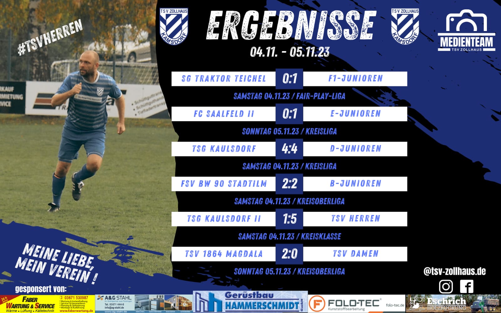 Ergebnisse 04.11. - 05.11.